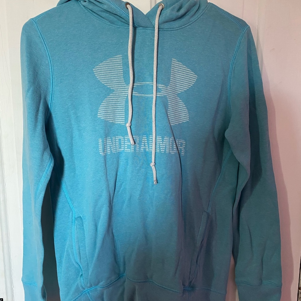 Blue under armor hoodie size small